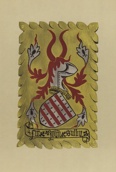 Sir John Sully, c 1361-c 1388 (chromolitho) alkotó: William St John Hope