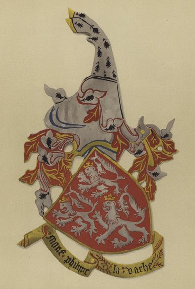 Sir Philip de la Vache, 1399-1408 (chromolitho) alkotó: William St John Hope