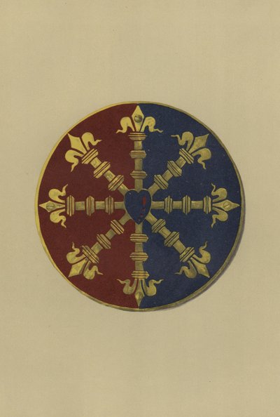 Sir Ralph Bassett, Lord Bassett, Drayton, 1368-1390 (chromolitho) alkotó: William St John Hope