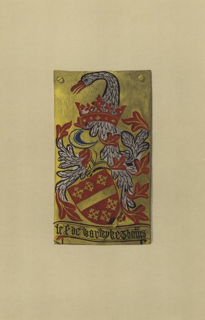 Sir Thomas Beauchamp, Warwick grófja, 1373-1401 (chromolitho) alkotó: William St John Hope