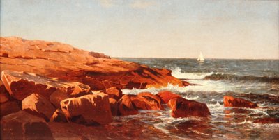Rocky Shore, 1862 alkotó: William Stanley Haseltine
