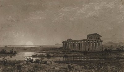 Ceres temploma Paestumban (Athéné temploma) alkotó: William Stanley Haseltine