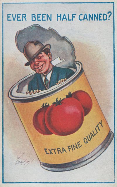 Volt már félkonzerved (színes litográfia) alkotó: William Stocker Shaw