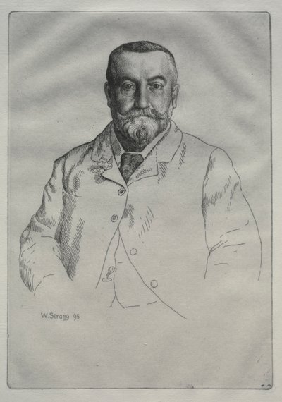 H. Cock portréja, 1895. alkotó: William Strang