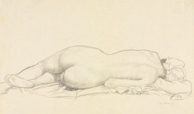 Fekvő akt. alkotó: William Strang