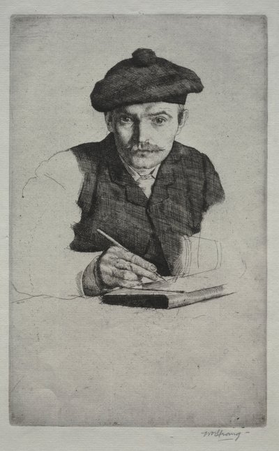 Önarckép, 1885. alkotó: William Strang