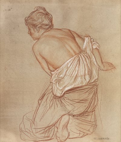 Tanulmány egy rézkarchoz: Zene alkotó: William Strang