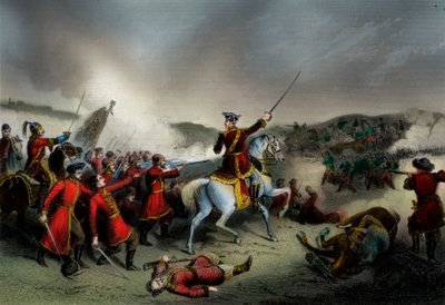 Pultowai csata, Nagy Északi Háború (nyomtatás) alkotó: William T. Hulland