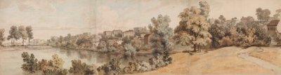 Italianate River Landscape, 1750-60.  alkotó: William Taverner