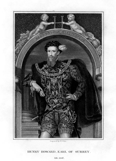 Henry Howard, Surrey grófja, angol arisztokrata és költő, 1829. alkotó: William Thomas Fry