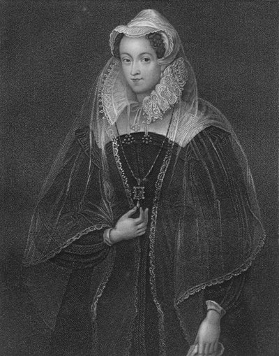 Mária, skótok királynője, 19. század eleje-közepe. alkotó: William Thomas Fry