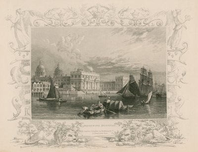 Greenwich Kórház, London alkotó: William Tombleson