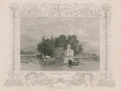 Kilátás Henley közelében alkotó: William Tombleson