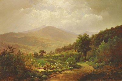 Bouquet Valley az Adirondacks-ben alkotó: William Trost Richards