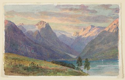 Fjord Norvégiában alkotó: William Trost Richards