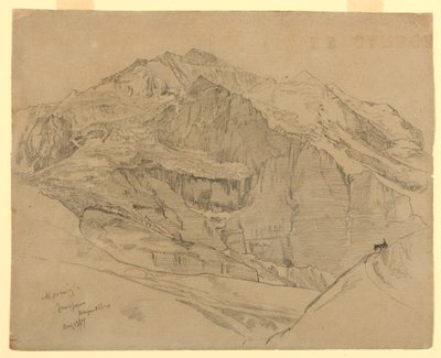 Táj, Jungfrau, Svájc alkotó: William Trost Richards