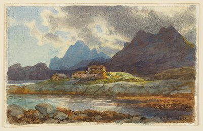 Tájtanulmány, Norvégia alkotó: William Trost Richards