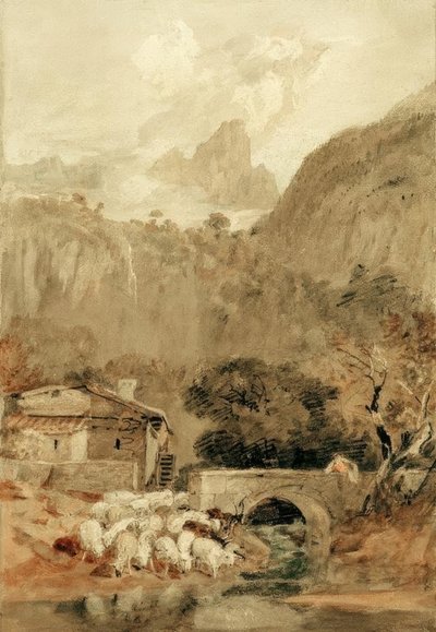 Aiguillette a Cluse-völgyben alkotó: Joseph Mallord William Turner