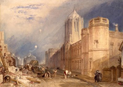 Christ Church College, Oxford alkotó: Joseph Mallord William Turner