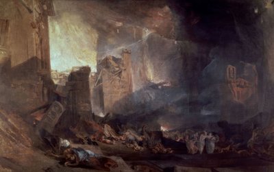 SZODOMA PUSZTÍTÁSA - XIX. SZÁZAD - ANGOL ROMANTIZMUS alkotó: Joseph Mallord William Turner