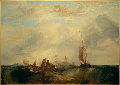 A Meuse bejárata: Orange-Merchant a bárban, Going to Pieces alkotó: Joseph Mallord William Turner