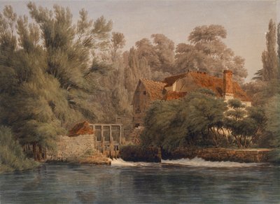 Iffley malom, 1840-es évek alkotó: Joseph Mallord William Turner