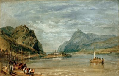 Rolandseck, Nonnenwerth és Drachenfels alkotó: Joseph Mallord William Turner