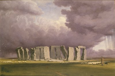 Stonehenge: Viharos nap, 1846 alkotó: Joseph Mallord William Turner