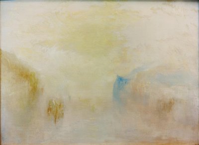 Napkelte csónakkal Headlands között alkotó: Joseph Mallord William Turner