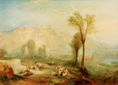 A becsület fényes köve (Ehrenbreitstein) és a sírja alkotó: Joseph Mallord William Turner