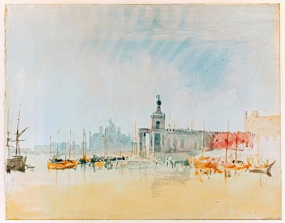 A Punta della Dogana, a Zitelle-vel a távolban alkotó: Joseph Mallord William Turner