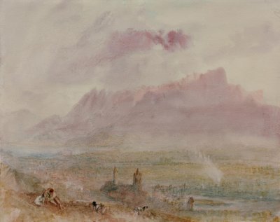 Thun városa és tava alkotó: Joseph Mallord William Turner
