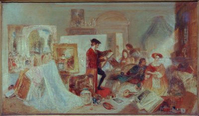 Watteau tanulmány Fresnoy szabályai szerint alkotó: Joseph Mallord William Turner
