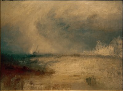 A parton hullámok törnek alkotó: Joseph Mallord William Turner