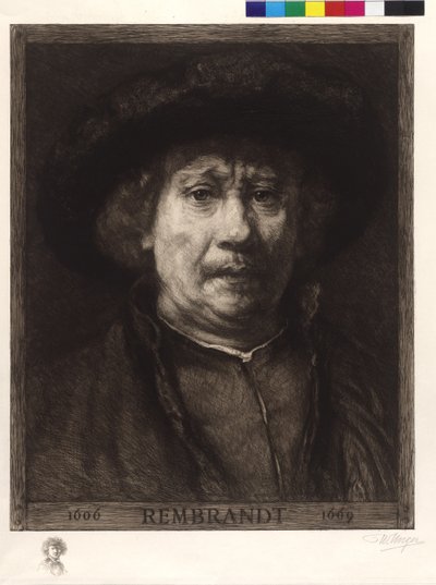 Rembrandt önarcképe alkotó: William Unger
