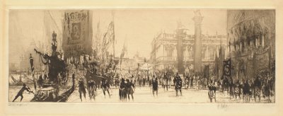 Velencei ünnepség alkotó: William Walcot