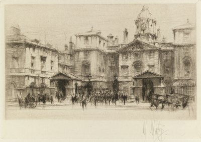 Londoni díszlet: Lóőrök alkotó: William Walcot