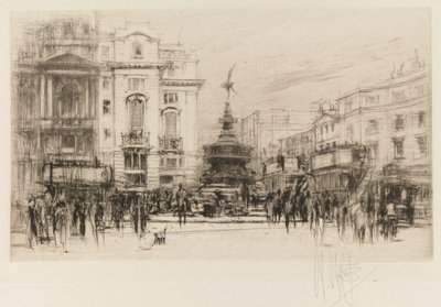 Londoni díszlet: Piccadilly Circus (a Criterion Színházzal) alkotó: William Walcot