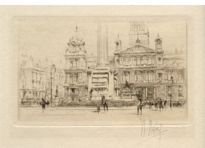 Városi épületek, Glasgow alkotó: William Walcot