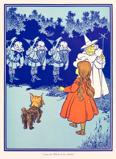 „Én vagyok az észak boszorkánya” L. Frank Baum „Óz csodálatos varázslója” című művéből alkotó: William Wallace Denslow