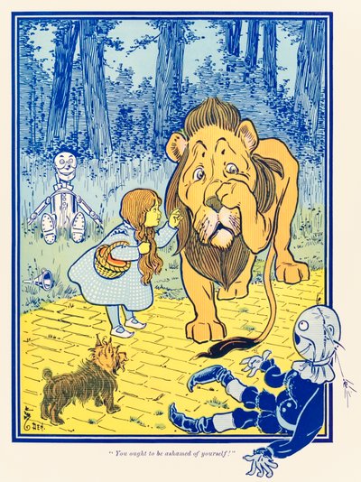 ?Szégyellned kellene magad!? a ?Óz csodálatos varázslója? L. Frank Baum alkotó: William Wallace Denslow