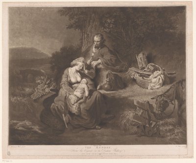 Pihenjen az egyiptomi repülésen alkotó: William Ward