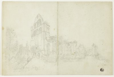 Byland Abbey, Yorkshire alkotó: William Westall