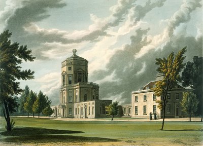 Az Astronomical Observatory külseje, illusztráció Oxford történetéből, Joseph Constantine Stadler (fl.1780-1813) metszete, pub. R. Ackermann, 1813 (akvatinta) alkotó: William Westall