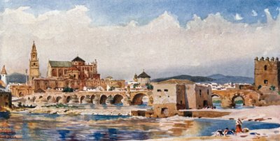 Cordoba, a híd (színes litó) alkotó: William Wiehe Collins