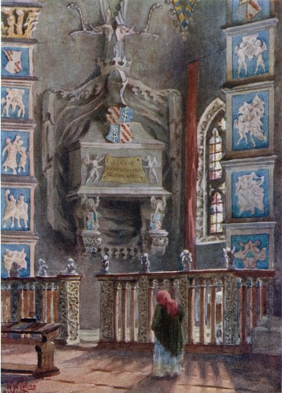 Rimini. Isotta sírja a katedrálisban (színes litó) alkotó: William Wiehe Collins