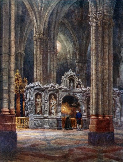 Saragossa, a régi katedrálisban (színes litó) alkotó: William Wiehe Collins