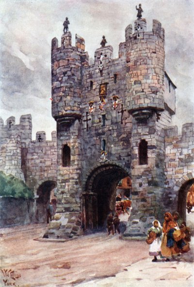 York, Micklegate bár (színes litó) alkotó: William Wiehe Collins