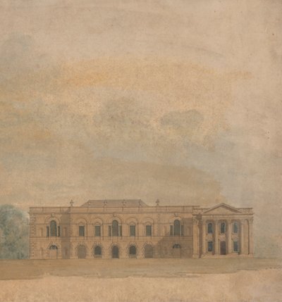 A cambridge-i főiskolák tervezett tervének emelése alkotó: William Wilkins