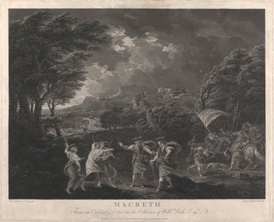 Macbeth és a boszorkányok alkotó: William Woollett